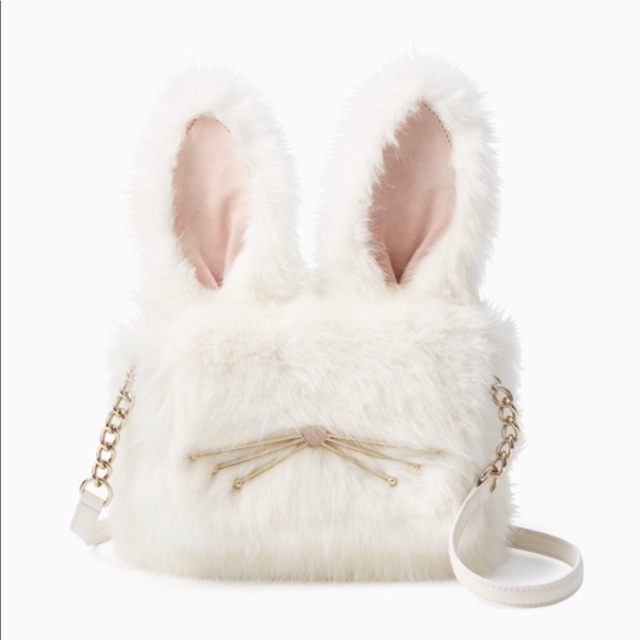 kate spade Handbags - Kate Spade Make Magic Rabbit faux fur purse